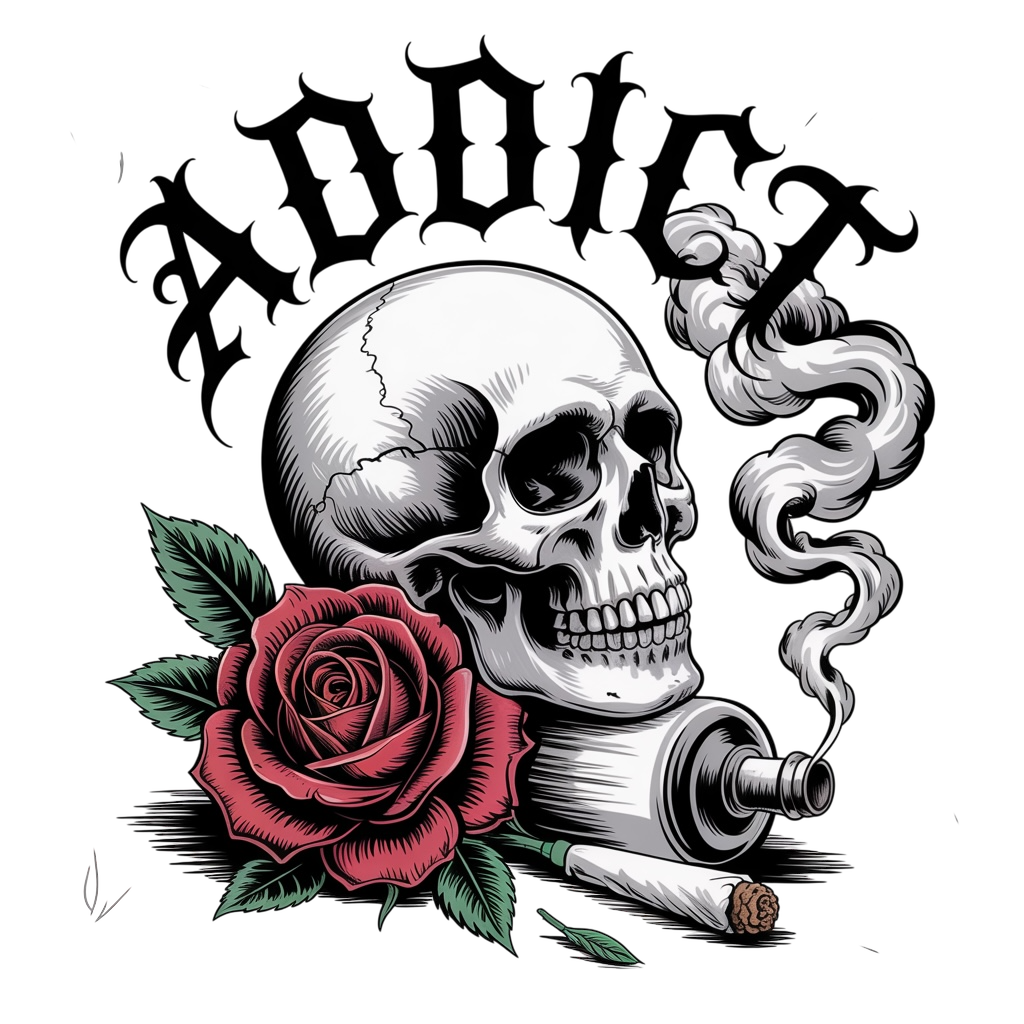 Skull Rose 2