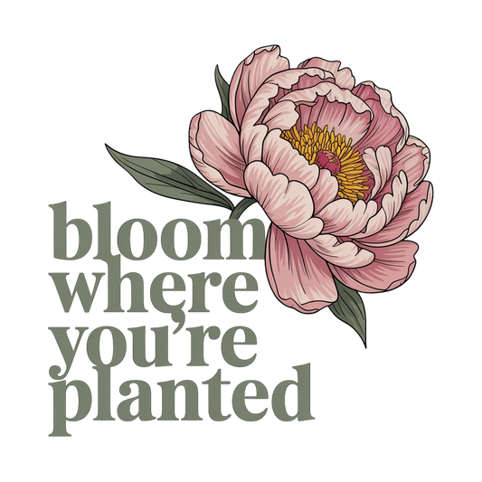 bloom where youre planted